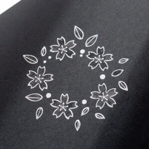 hot stamping and silvering pet small stickers b1