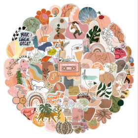 Bohemian Abstract Graffiti Vinyl Sticker