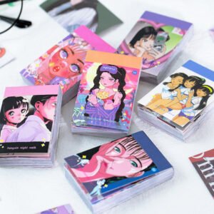midnight sweetheart series romantic girl sticker book a