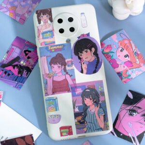 midnight sweetheart series romantic girl sticker book b2