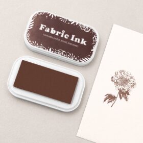 Chocolate Oil-Based Fabric Ink Pad