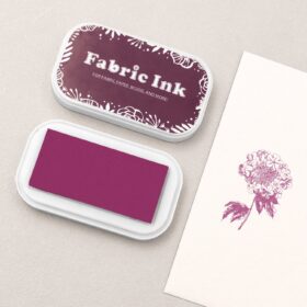 Burgundy Oil-Based Fabric Ink Pad