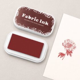 Brick Red Oil-Based Fabric Ink Pad