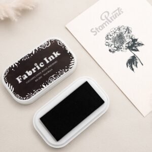 Black Oil-Based Fabric Ink Pad