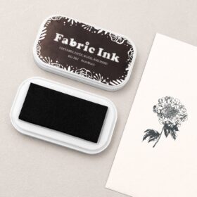 Black Oil-Based Fabric Ink Pad