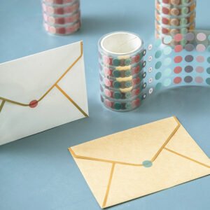 Colorful Dot Multi-Size Washi Tape round marker base material tape b2