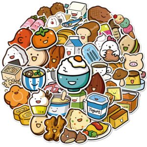 Cute Fruit Vegetable Food Vinyl Sticker Pack