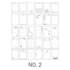 Black and White Photographic Film Stock Card stamprints black and white photographic film stock card 5