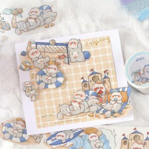 stamprints dream town series cute animal tape 2