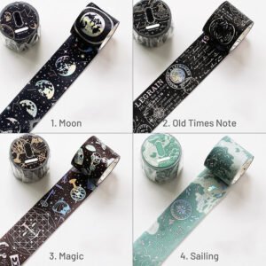 stamprints dream universe planet laser gold stamping tape 5