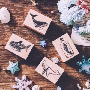 Dream Whale Rubber Stamp