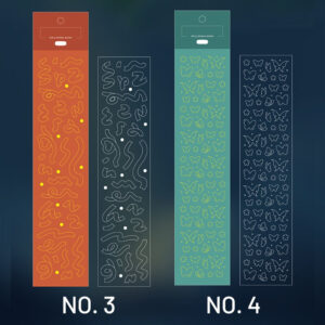 stamprints hot stamping and silvering pet small stickers 5