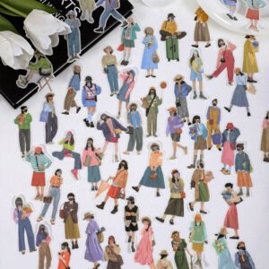 Fashion Girl People Theme Washi Sticker