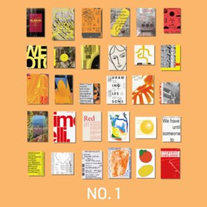 stamprints magazine style card sticker set 4
