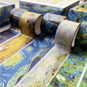 stamprints van gogh oil painting vintage tape set 2