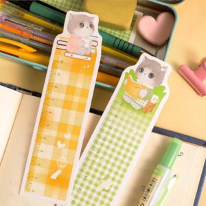 sweetheart cute cat boxed ruler bookmarks b2