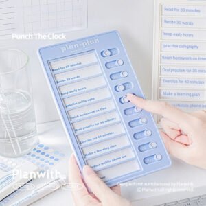 Cute Plastic Self-discipline Checklist Board Planner
