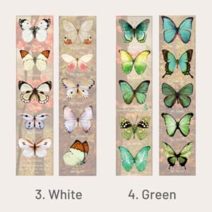 vintage butterfly collectors pet sticker sku 2