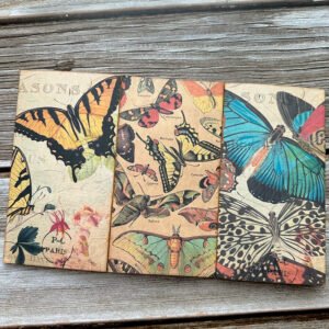 vintage butterfly handmade junk journal collection folder b3