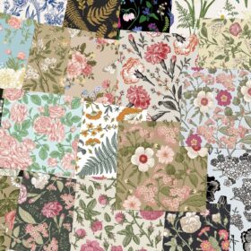 Classic European Style Floral Plant Pattern Decorative Paper