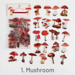 vintage natural plant pet sticker pack sku 1
