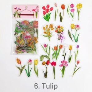 vintage natural plant pet sticker pack sku 6