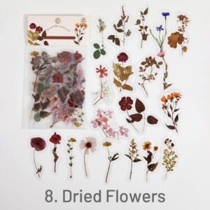 vintage natural plant pet sticker pack sku 8
