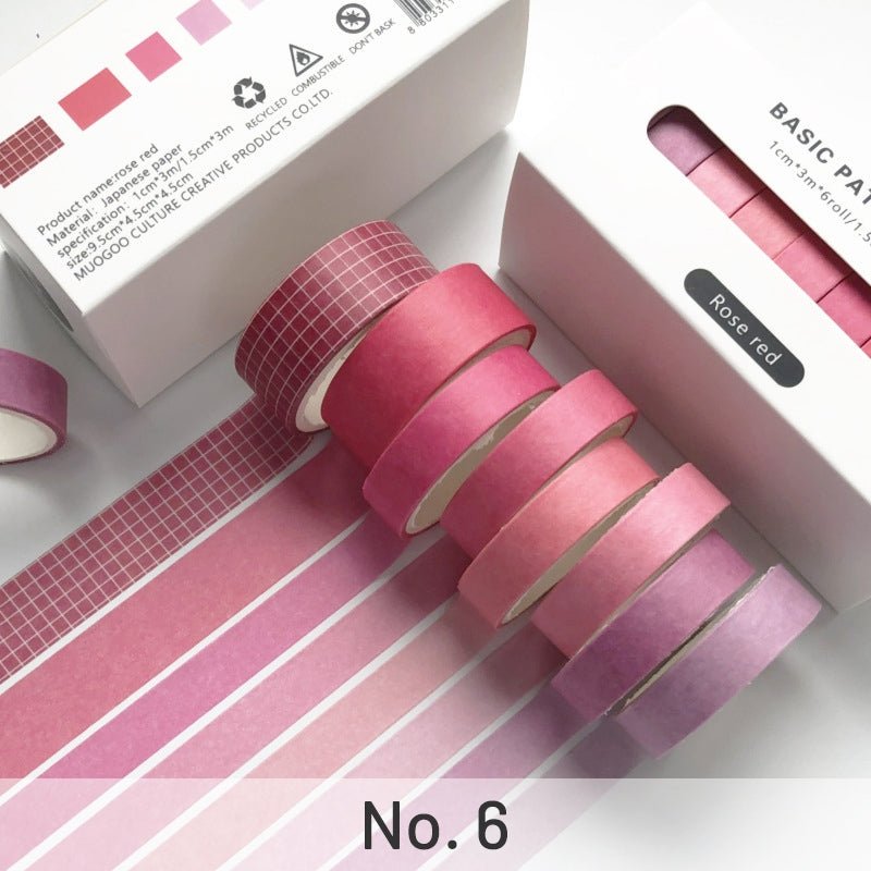 vintage-solid-color-boxed-washi-tape-set-6 vintage solid color boxed washi tape set 6