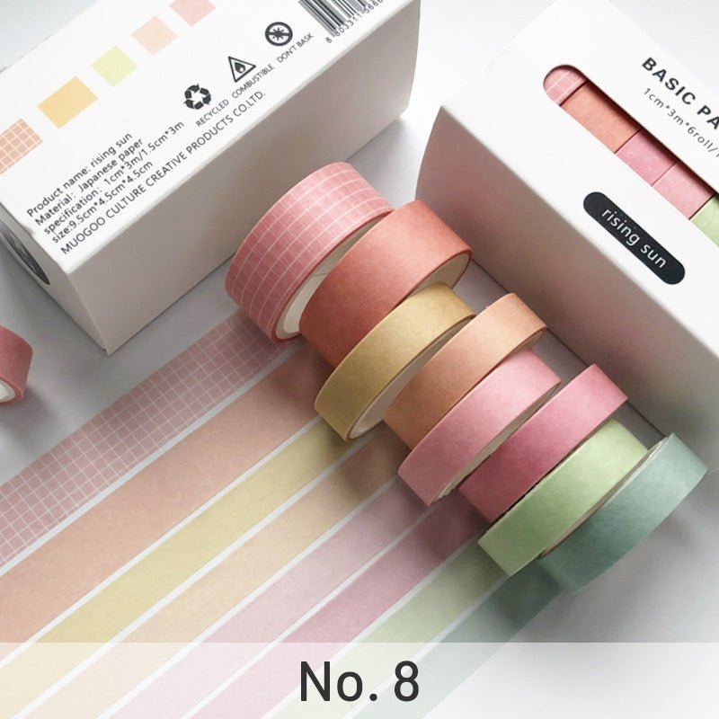 vintage-solid-color-boxed-washi-tape-set-8 vintage solid color boxed washi tape set 8