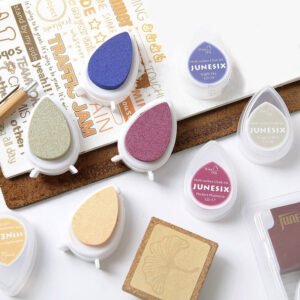 4-PCS Dew Drop Shape Ink Pad Set