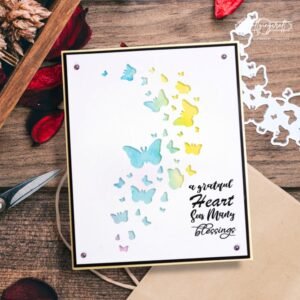 Sumflying Butterfly Flocks Cutting Dies Scrapbooking Die-Cuts