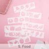 Lace Ruler Pattern Hand Painted Mold5 2000