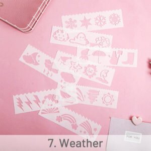 Lace Ruler Pattern Hand Painted Mold7 2000