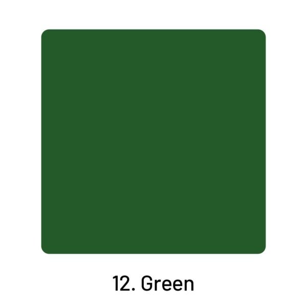 Metal Luster Clear Transparent Holographic Mirror Paper12. Green 2000