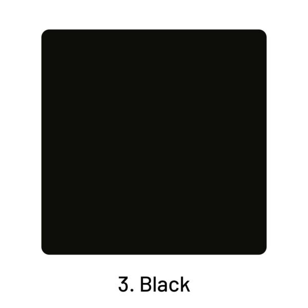 Metal Luster Clear Transparent Holographic Mirror Paper3. Black 2000