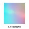 Metal Luster Clear Transparent Holographic Mirror Paper5. Holographic 2000