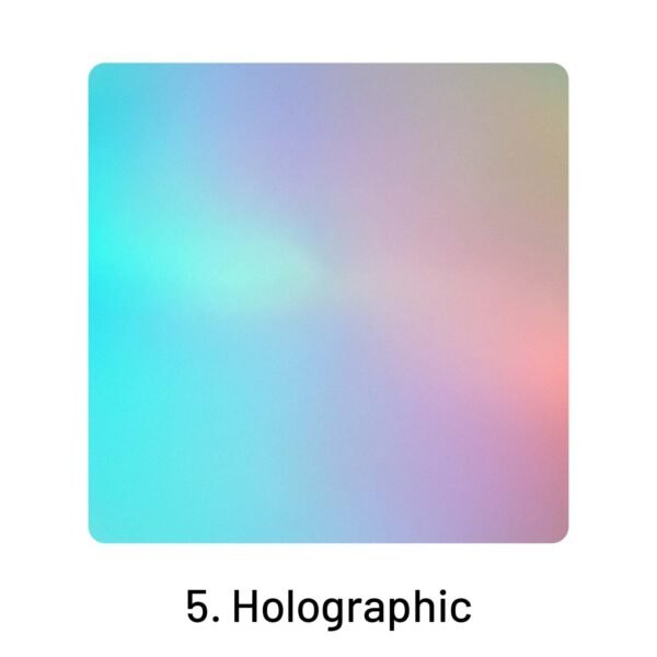 Metal Luster Clear Transparent Holographic Mirror Paper5. Holographic 2000