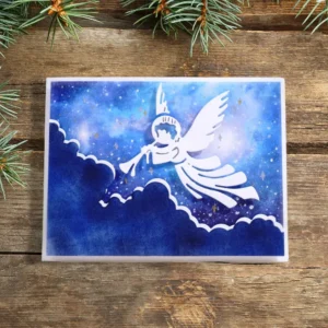 Sumflying Angel with Cloud Edge Cutting Dies