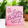Sumflying Birthday Lettering Stars Cutting Dies 3