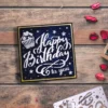 Sumflying Birthday Lettering Stars Cutting Dies 4