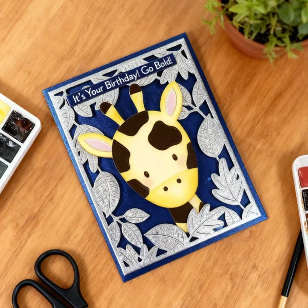 Sumflying Spotted Giraffe Cutting Dies 11