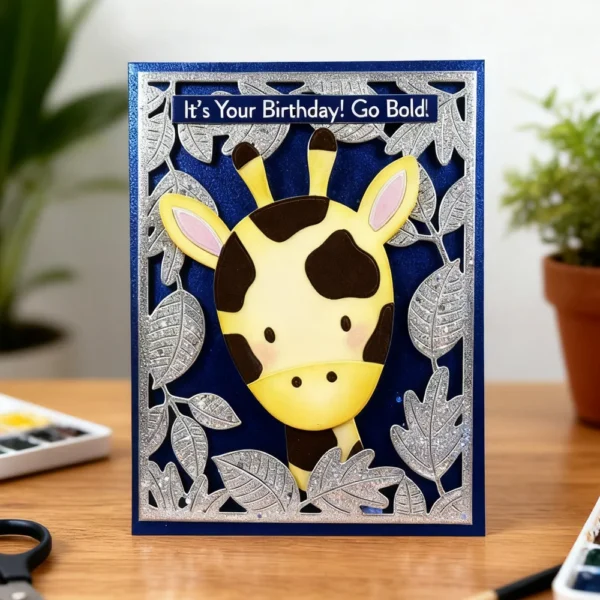 Sumflying Spotted Giraffe Cutting Dies 12