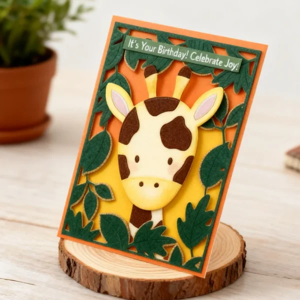 Sumflying Spotted Giraffe Cutting Dies 3