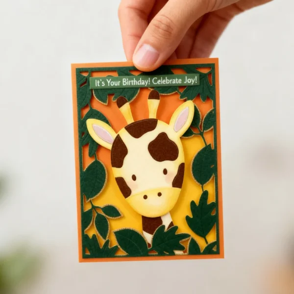 Sumflying Spotted Giraffe Cutting Dies 4