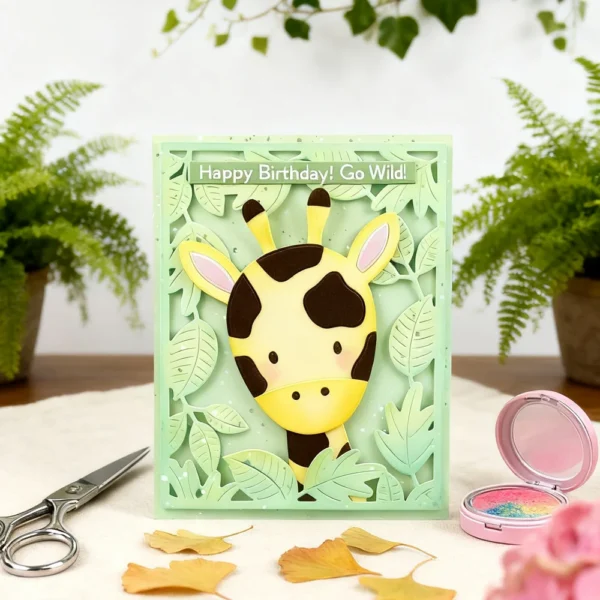 Sumflying Spotted Giraffe Cutting Dies 7