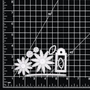 Sumflying Sunflower Label Cutting Dies 5