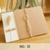 Vintage Kraft Dried Flower Greeting Card Thank You Card10 2000