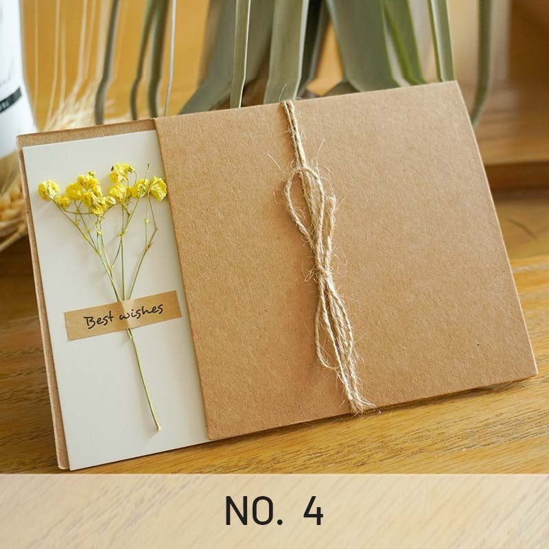 Vintage_Kraft_Dried_Flower_Greeting_Card_Thank_You_Card4_2000 Vintage Kraft Dried Flower Greeting Card Thank You Card4 2000