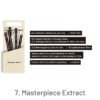 classic literature words theme long strip dual material sticker