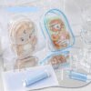 clear portable hole punch stapler scissors tool set 1